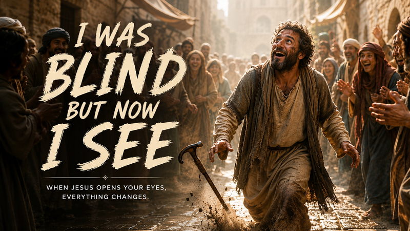 I was blind but now I see