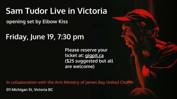 Sam Tudor Live in Victoria