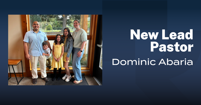 Welcome our new Lead Pastor
