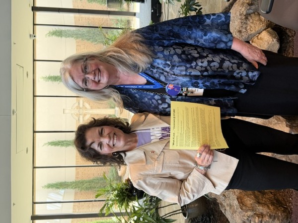 Bishop Merrill blessed our church covenant, presented by Rev. Michelle McCarty at Oklahoma Annual Conference