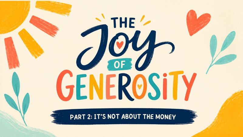 It's Not About The Money
