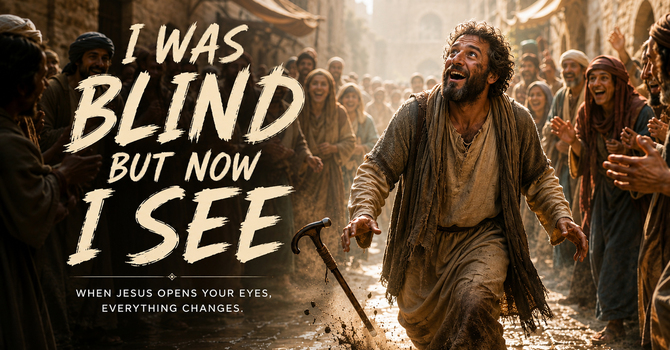 I was blind but now I see
