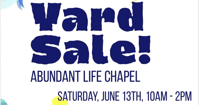 Yard Sale!