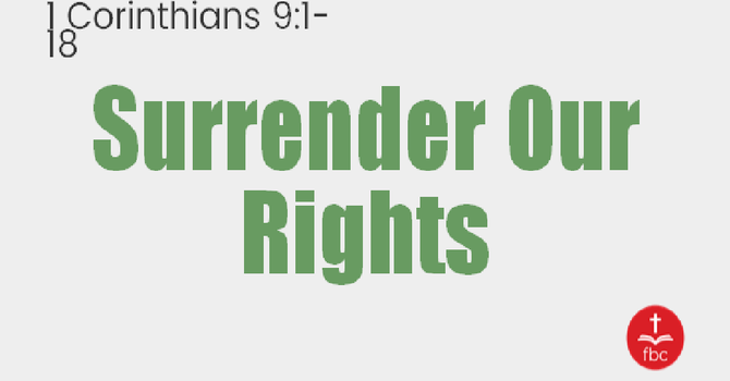 Surrender Our Rights