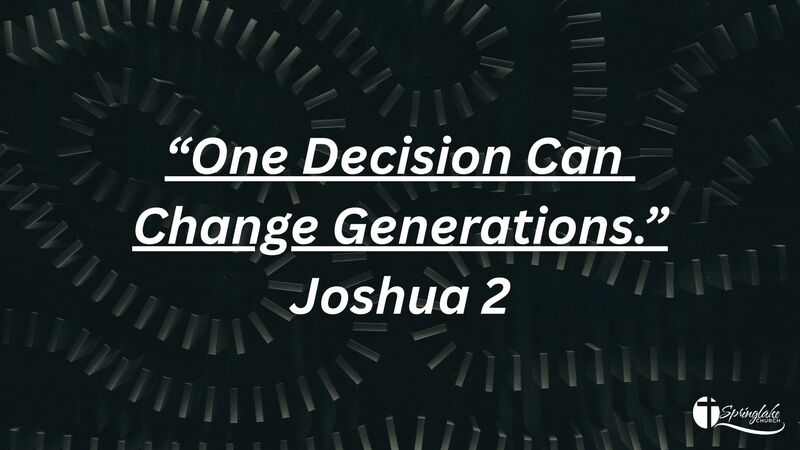 One Decision Can Change Generations