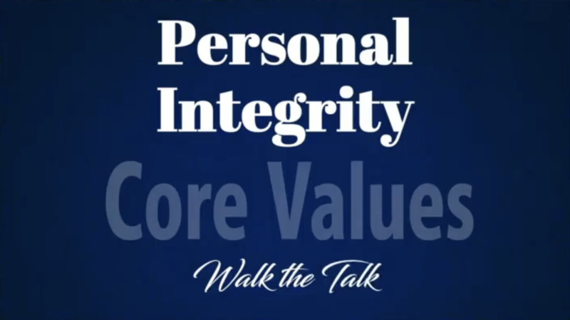 "Personal Integrity"