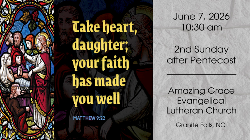 2nd Sunday after Pentecost