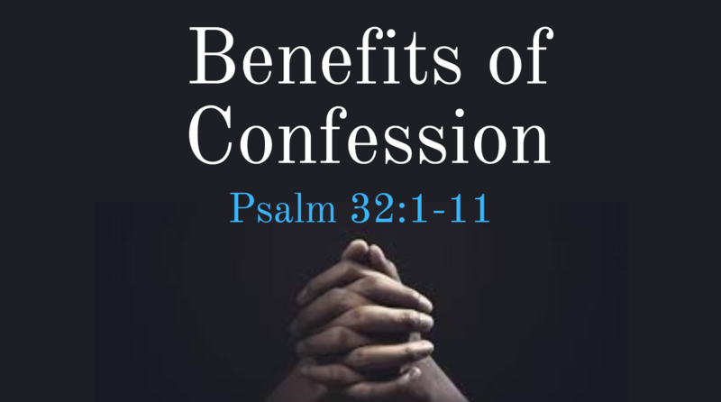Benefits of Confession