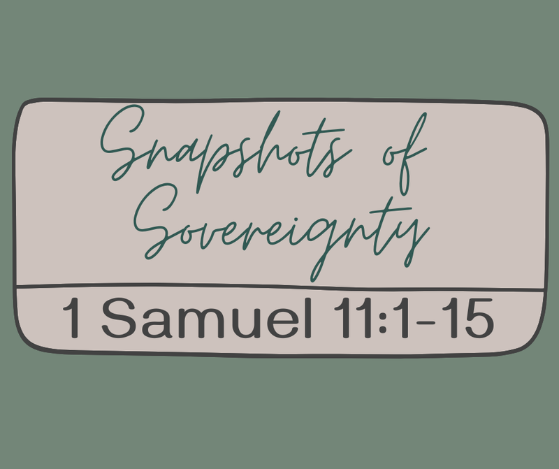 First Baptist Church Kearney MO -Sermon, Snapshots of Sovereignty - Part 22
