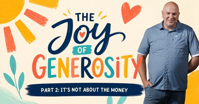 It's Not About The Money