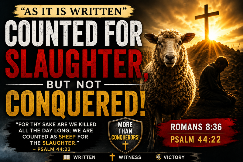 Counted for Slaughter, But Not Conquered