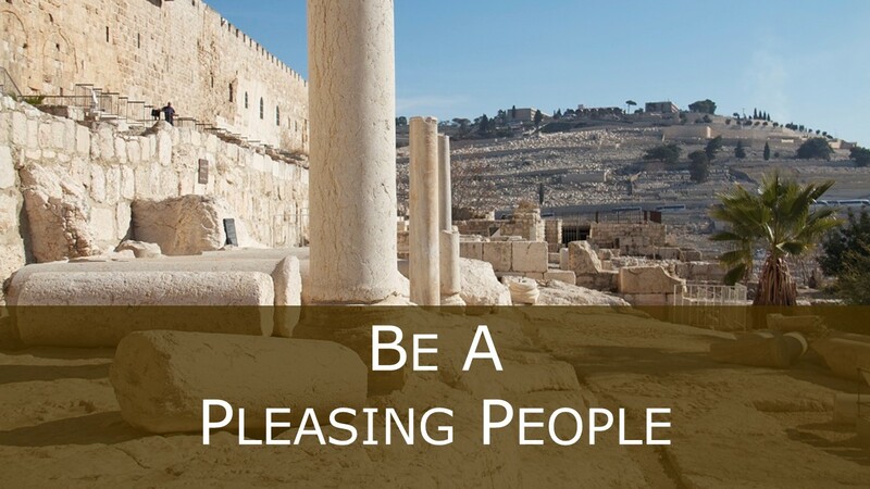 Paul's Plea to be a Pleasing People