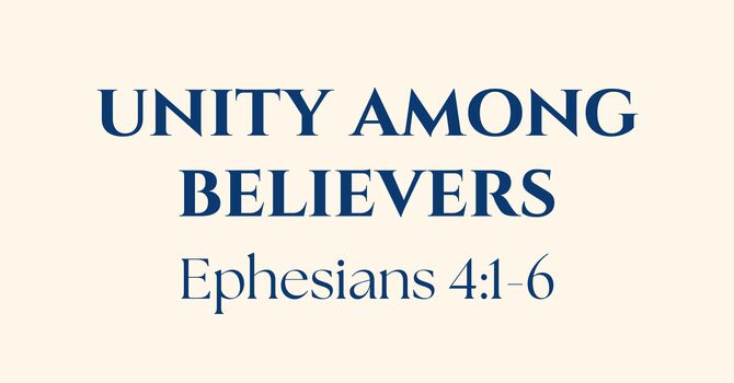 Unity Among Believers