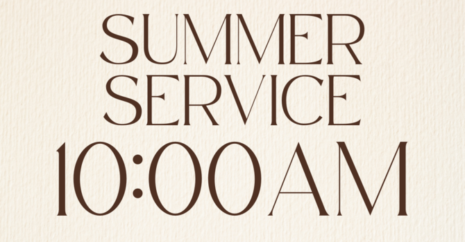 10:00 AM Worship Service