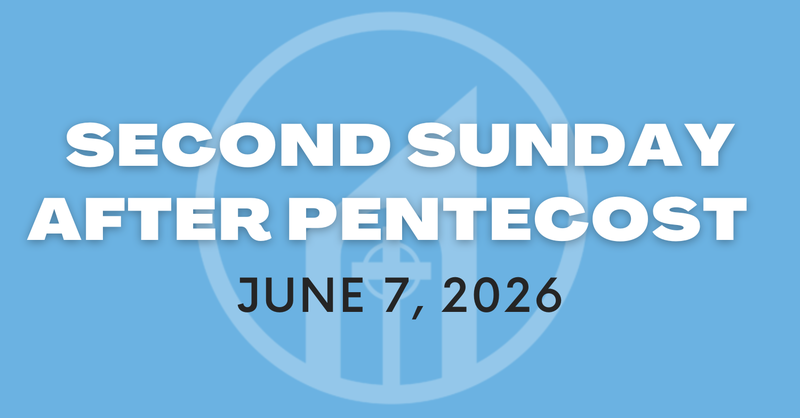 Second Sunday after Pentecost