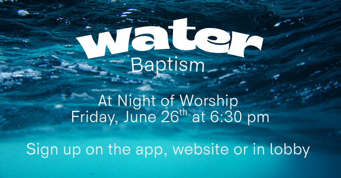 Water Baptisms
