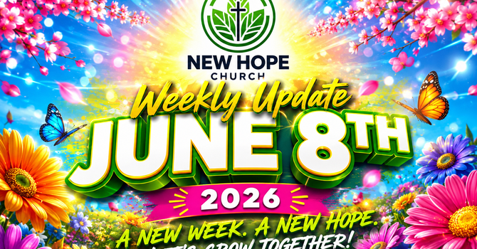 Weekly Update for the Week of June 8th, 2026