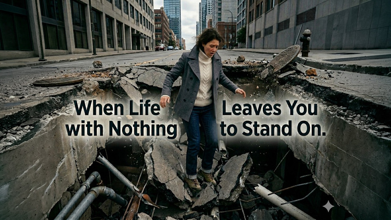 When Life Leaves You With Nothing To Stand On