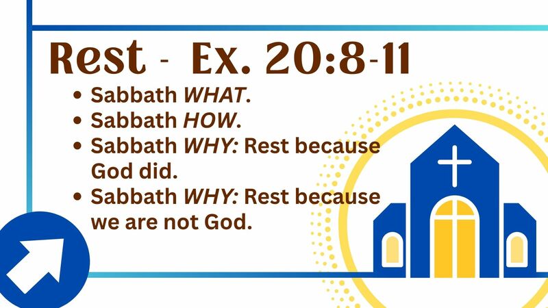 His Work, Our Rest