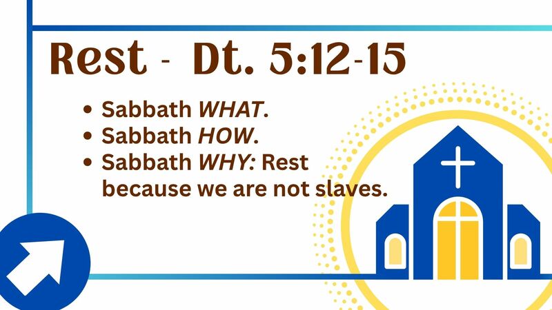 His Work, Our Rest