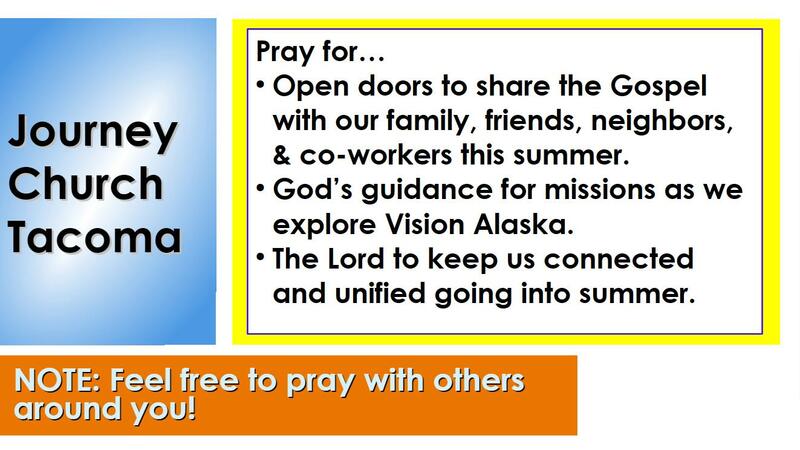Journey June Prayer Meeting