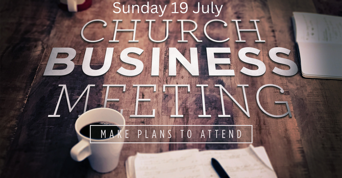 Special Church Members Meeting