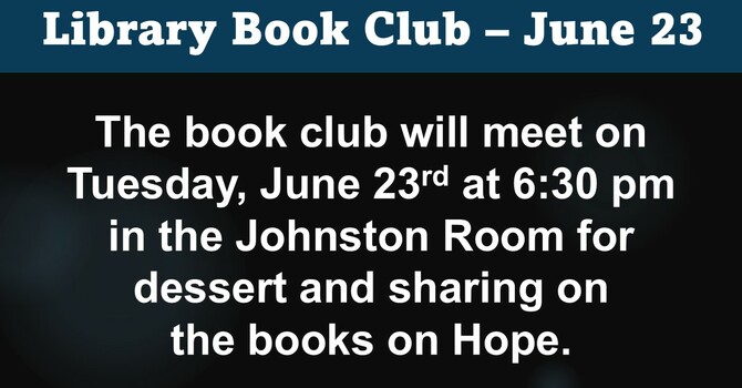 Book Club on "Hope"
