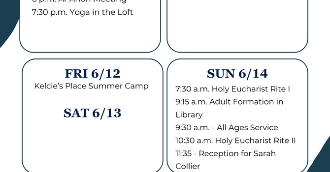 This Week at a Glance
