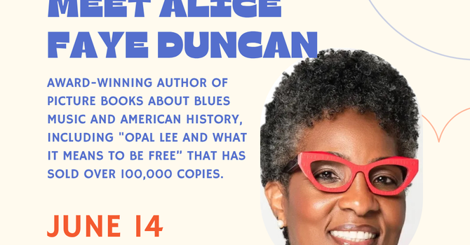Meet Author Alice Faye Duncan Sunday June 14 image