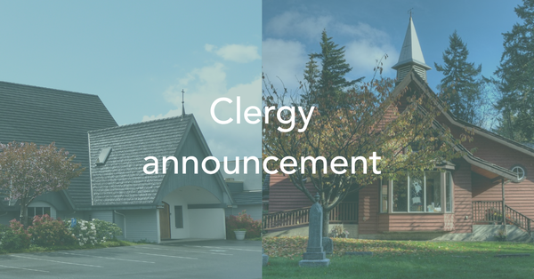 Clergy announcement