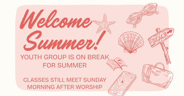 Youth Group on Summer Break