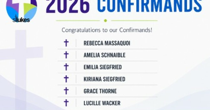 Confirmation Sunday 