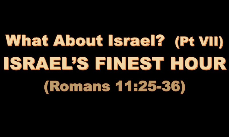 ISRAEL'S FINEST HOUR