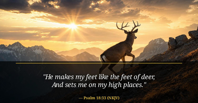 Maybe… God is calling you to higher ground. image