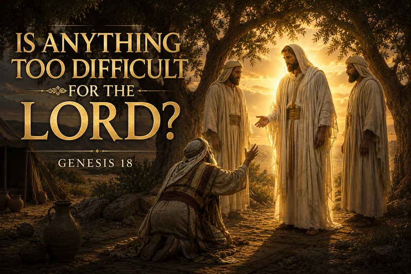 Is Anything Too Difficult for the LORD?