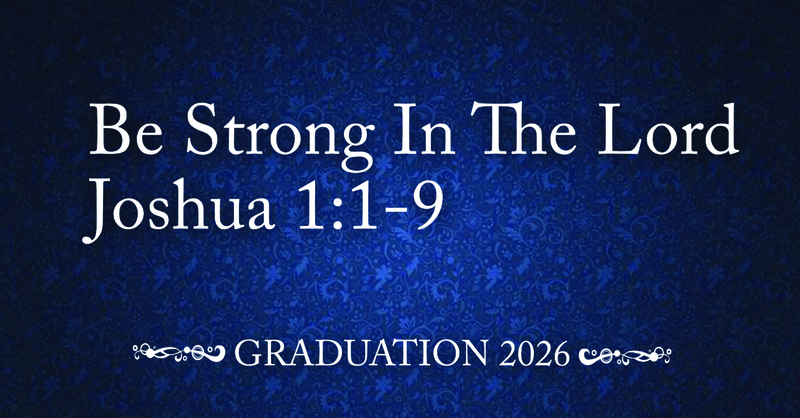 Be Strong In The Lord