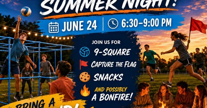 Student Ministry Summer Events