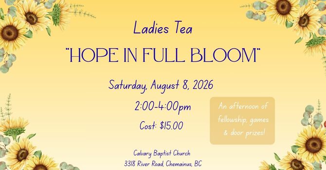 Ladies Tea