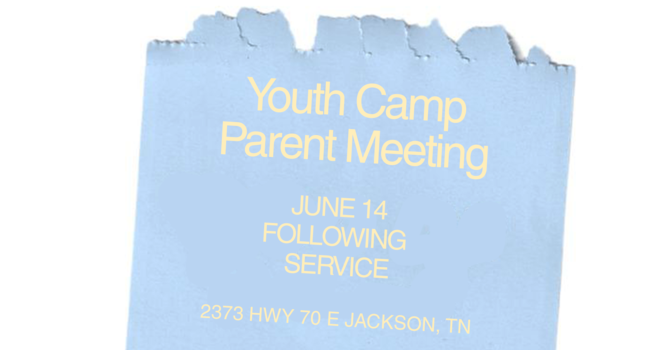 Youth Camp Parent Meeting