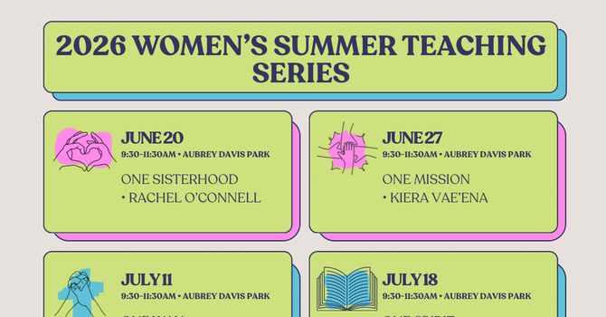 Women's Summer Teaching Series