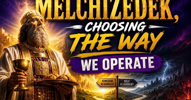 Melchizedek, Choosing The Way We Operate