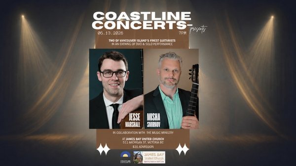 Coastline Concerts Presents: Guitarists Jesse Marshall & Misha Smirnov 