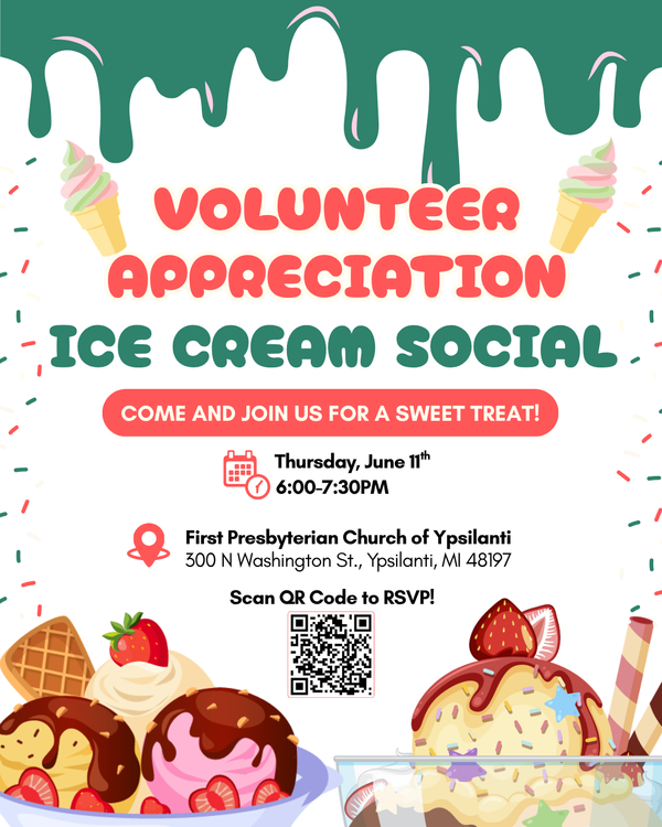 Volunteer Appreciation Ice Cream Social!