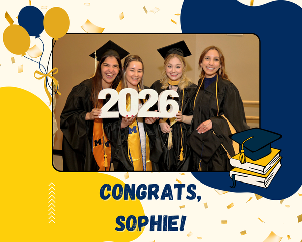 Congratulations Sophie!