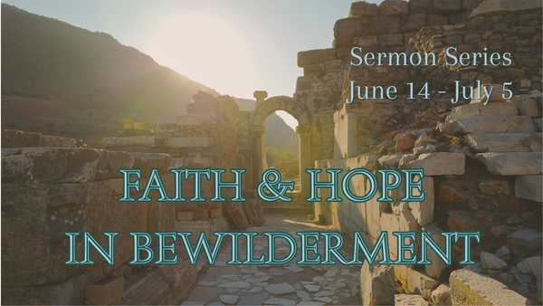 Faith & Hope in Bewilderment