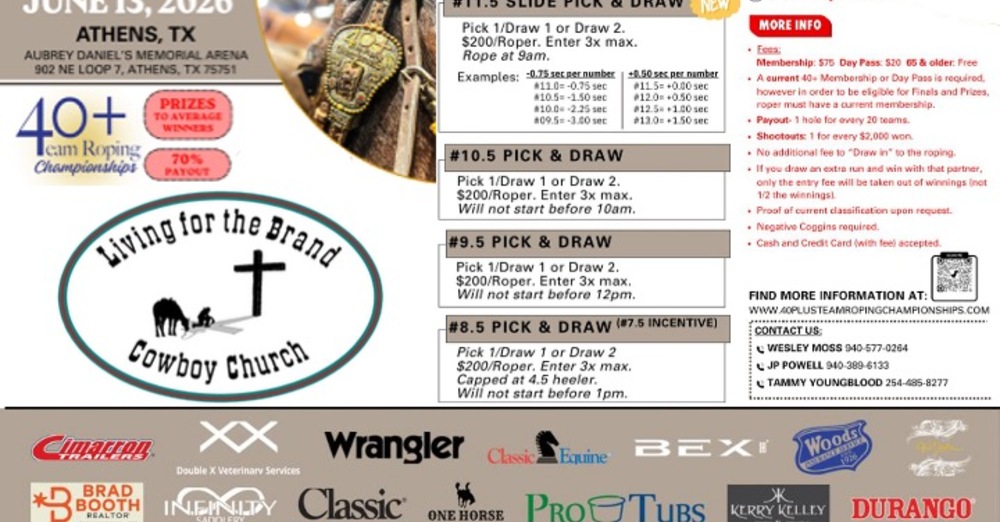 40+ Team Roping Championships