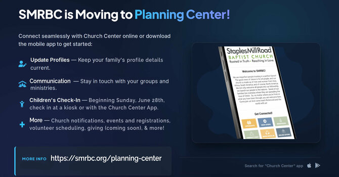 Welcome to Church Center!