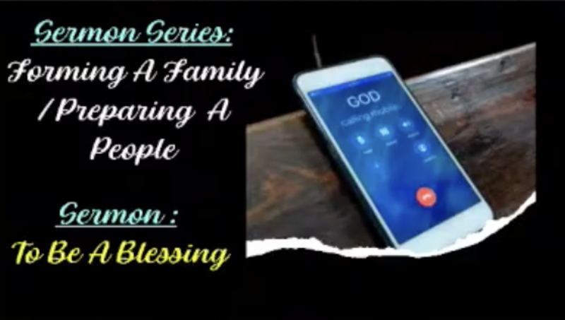 Preparing the People: To Be a Blessing