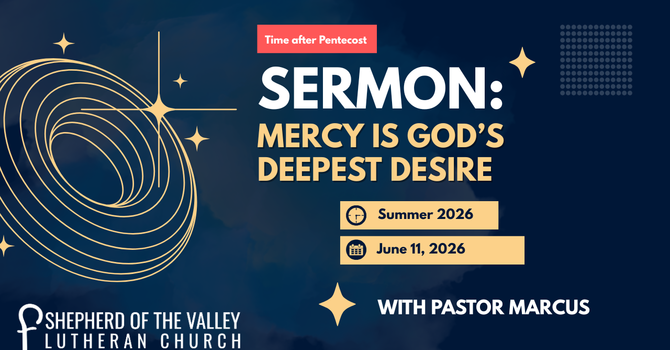 Mercy is God's Deepest Desire