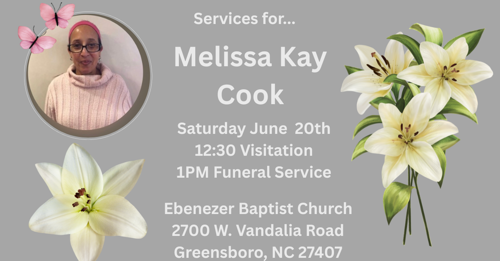 Services for Melissa Kay Cook